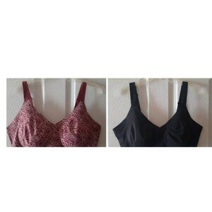 2 Knix Bras Wireless/Padded Knix Size 8